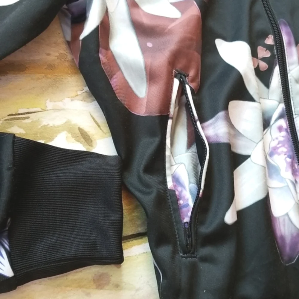 ADIDAS x FARM RIO Collab Limited Edition 2014 LOTUS Zip Black Track Jacket S NEW - Picture 7 of 16